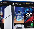 Console Sony PS5 Playstation 5 Slim SSD 825GB Vers�o Digital sem Leitor de Discos e 2 Jogos: Astro Bot e Gran Turismo 7