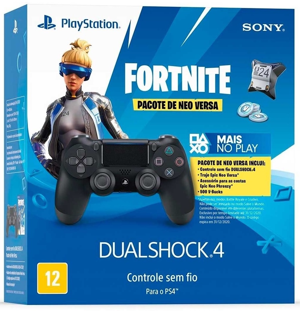 Controle DualShock 4 Fortnite - PS4 - Stop Games - A loja de games mais  completa de BH!