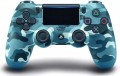 Controle de PS4 Playstation 4 Sony Dualshock 4 Modelo Novo Azul Camuflado