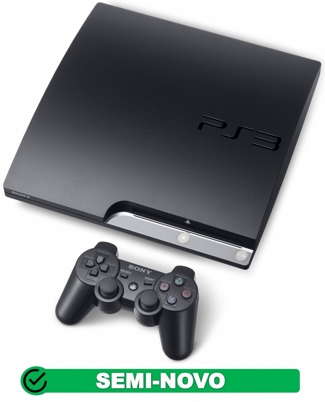 Console Sony PS3 Playstation 3 Slim 160GB com 1 Controle sem Fio e, games playstation  3 