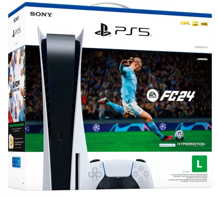 Vídeo Game PS5 Playstation 5 Fifa 23 Com 2 Controles Sony em