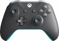Controle Microsoft Xbox One Modelo Novo Grooby Cinza/Azul com Entrada P2