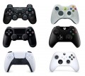 Manutenção em Controles de PS3, PS4, PS5, XBox 360, Xbox One e Xbox Series